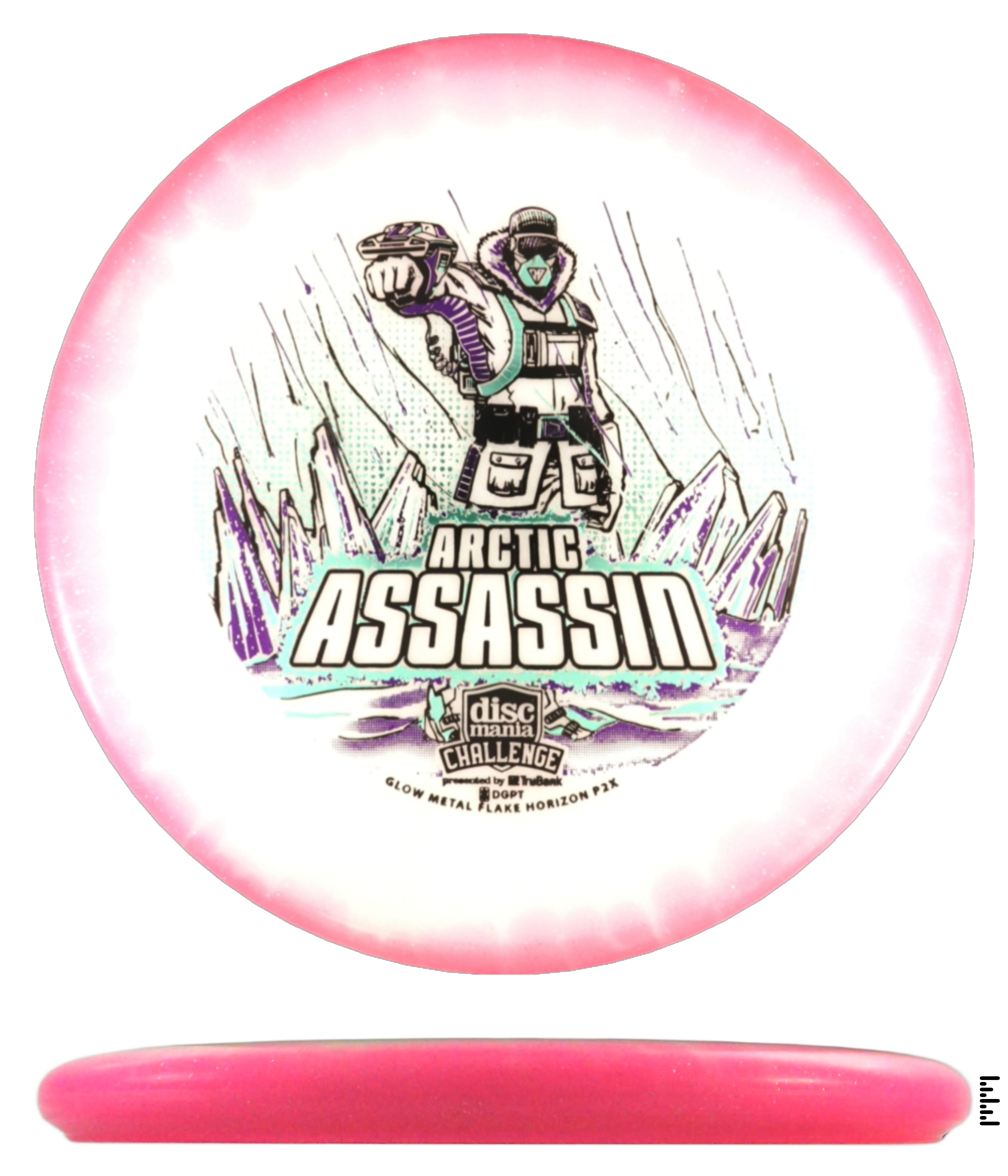 Discmania Challenge Fundraiser Arctic Assassin Metal Flake Horizon C-Line P2x