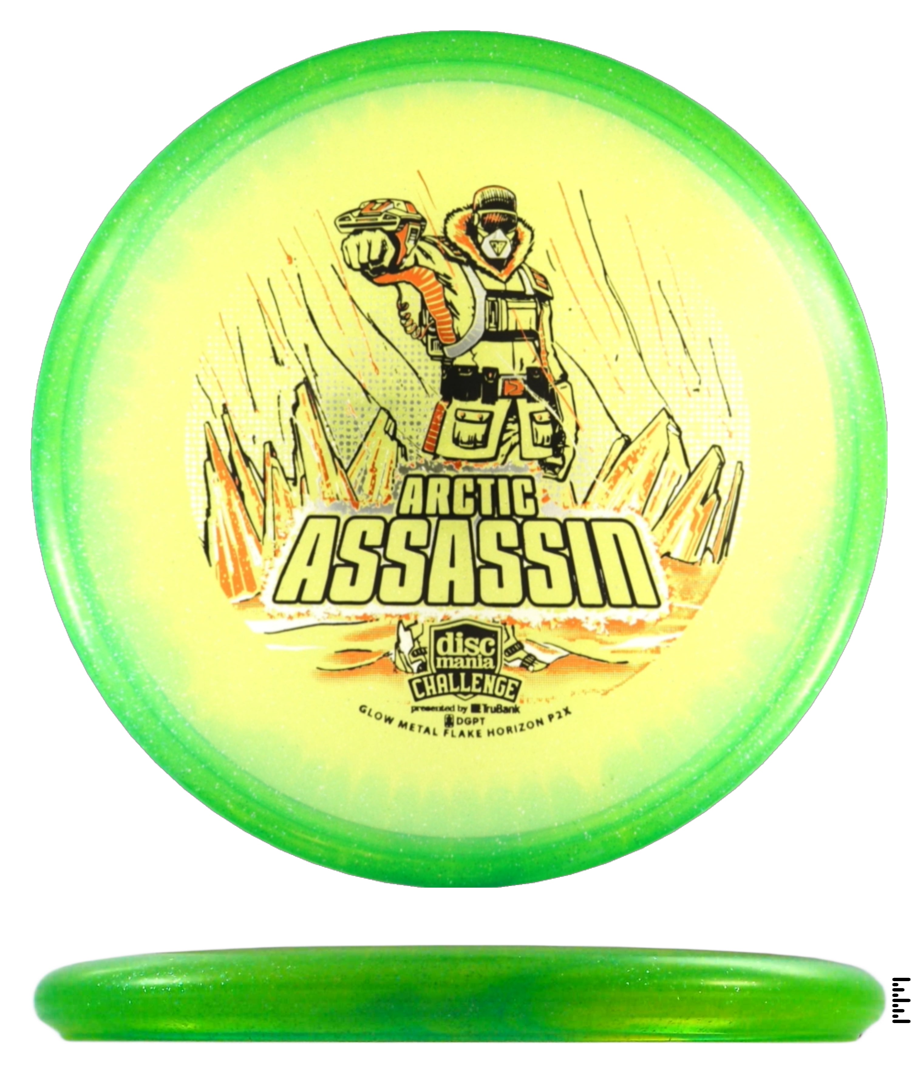 Discmania Challenge Fundraiser Arctic Assassin Metal Flake Horizon C-Line P2x