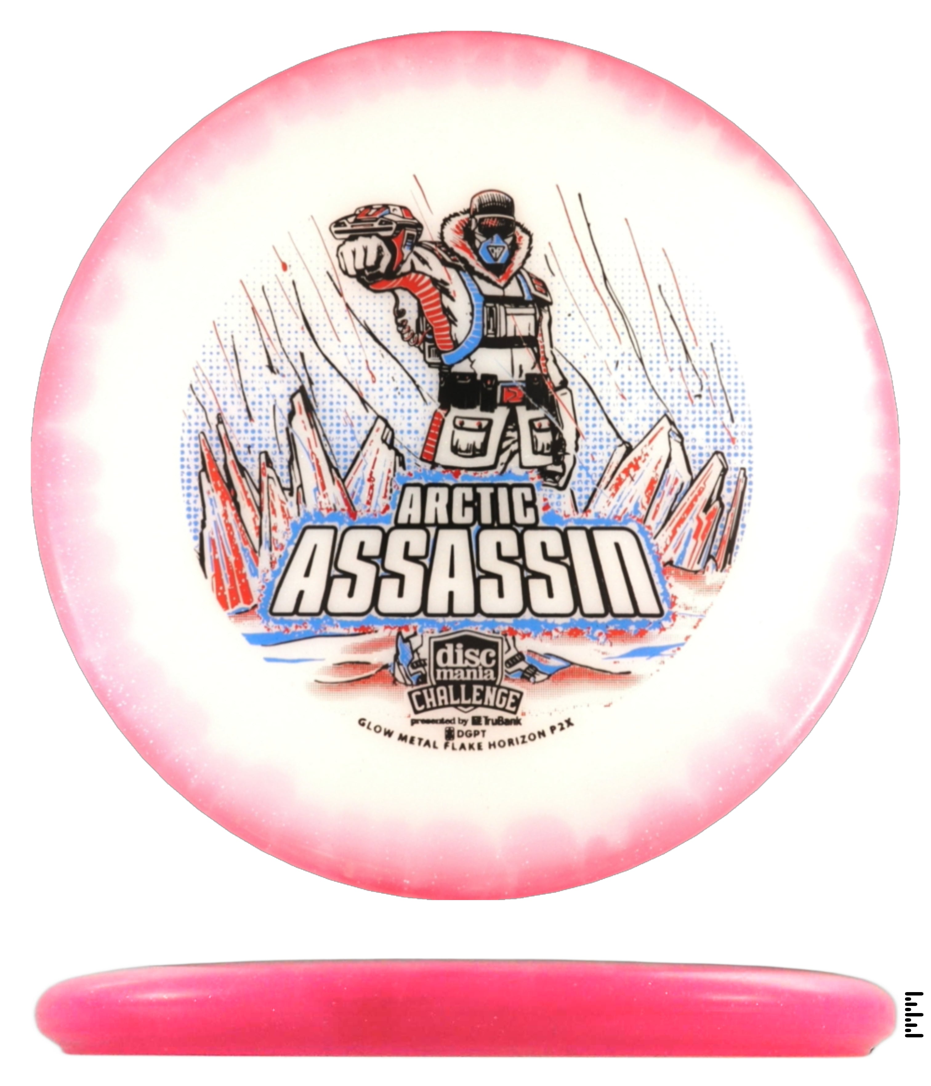 Discmania Challenge Fundraiser Arctic Assassin Metal Flake Horizon C-Line P2x