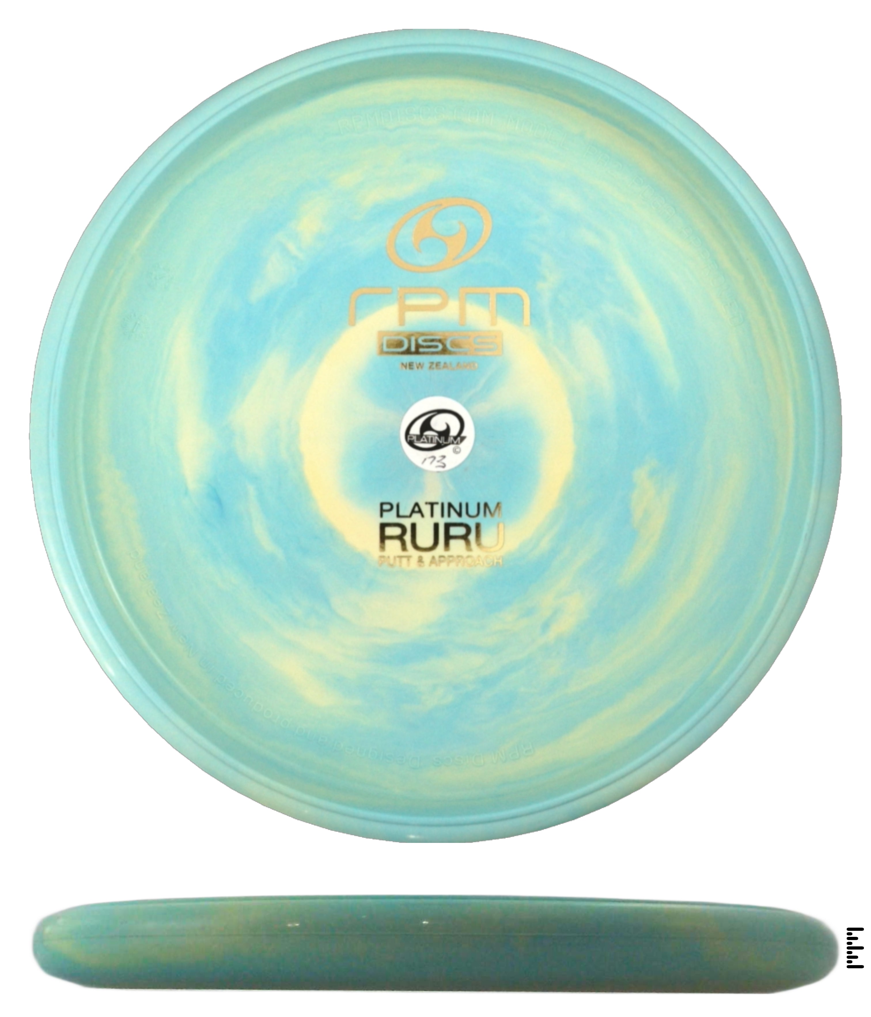 Bottom Stamp Platinum Ruru