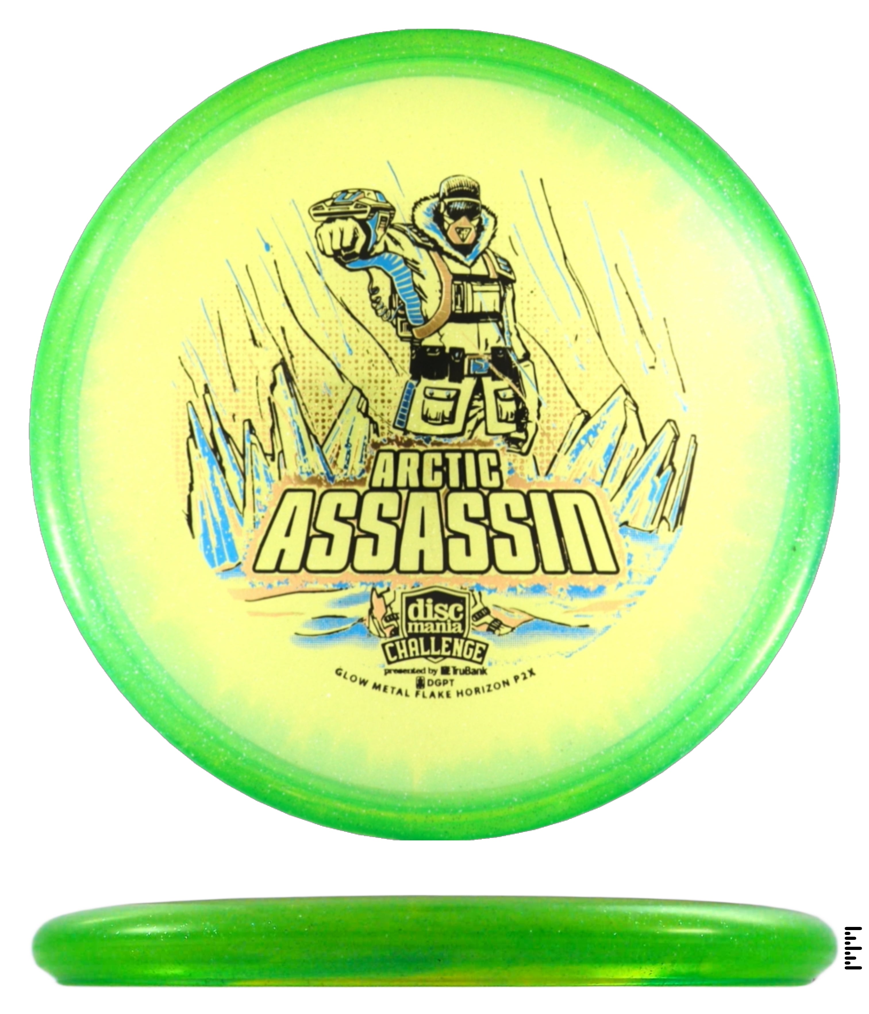 Discmania Challenge Fundraiser Arctic Assassin Metal Flake Horizon C-Line P2x