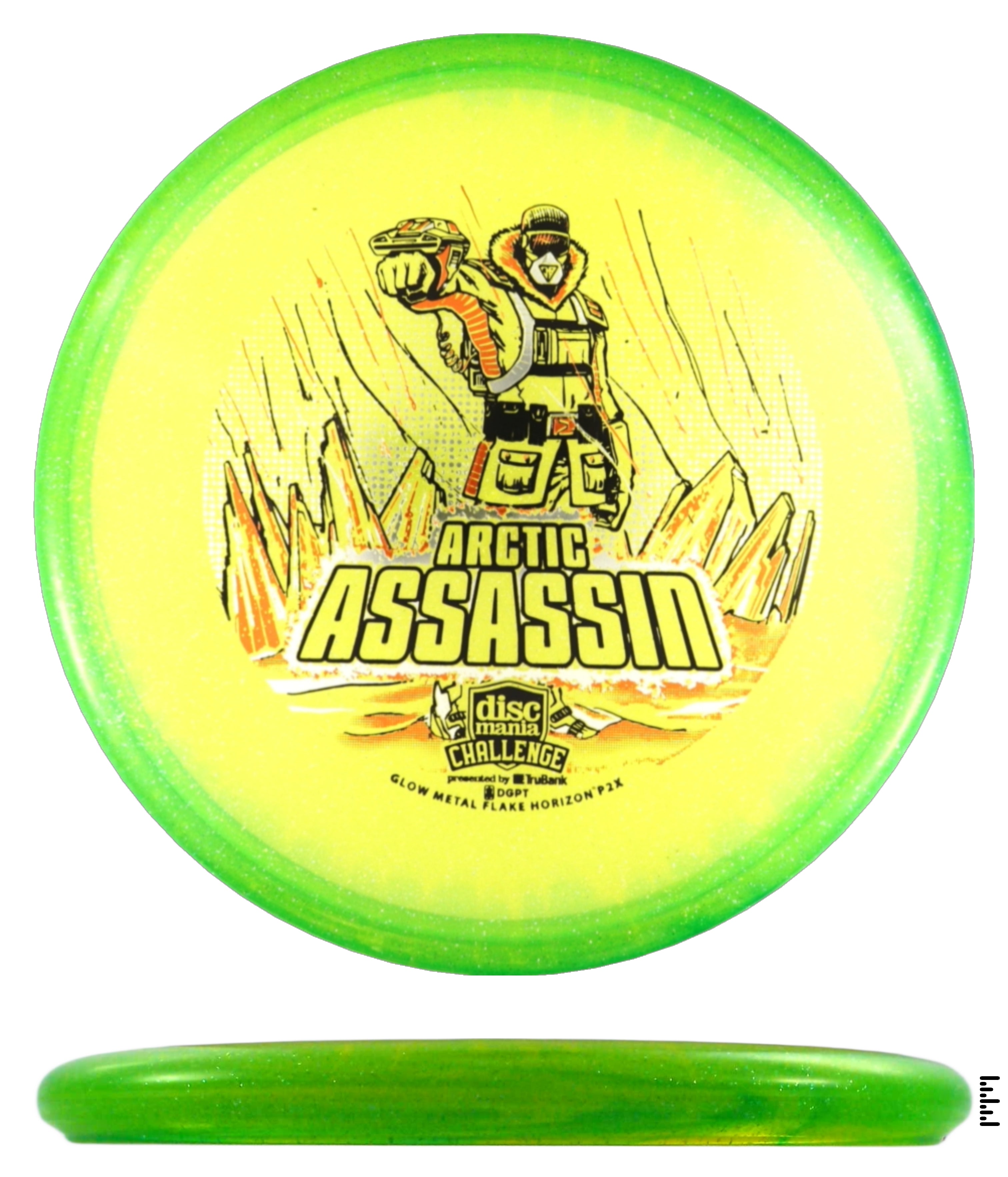 Discmania Challenge Fundraiser Arctic Assassin Metal Flake Horizon C-Line P2x