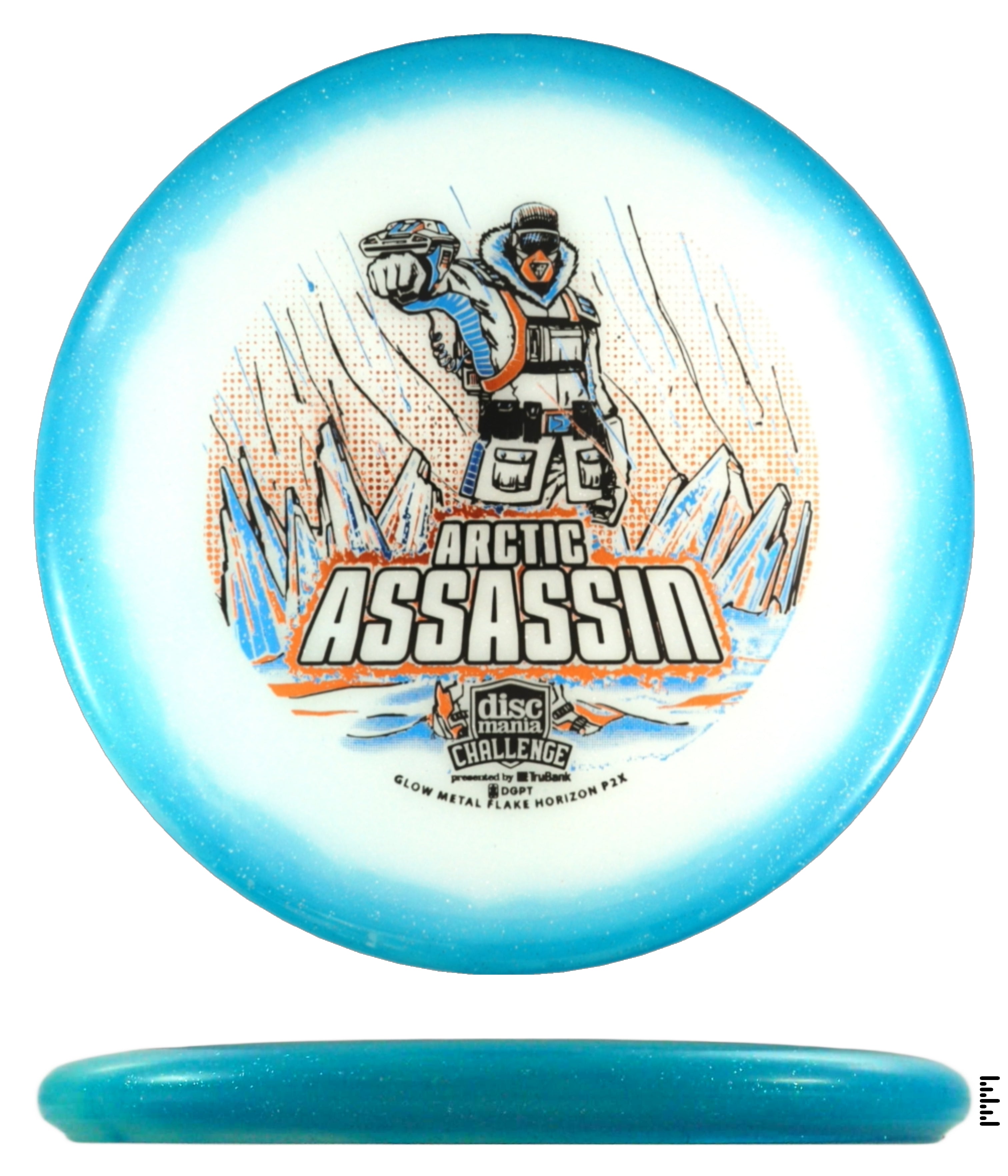 Discmania Challenge Fundraiser Arctic Assassin Metal Flake Horizon C-Line P2x