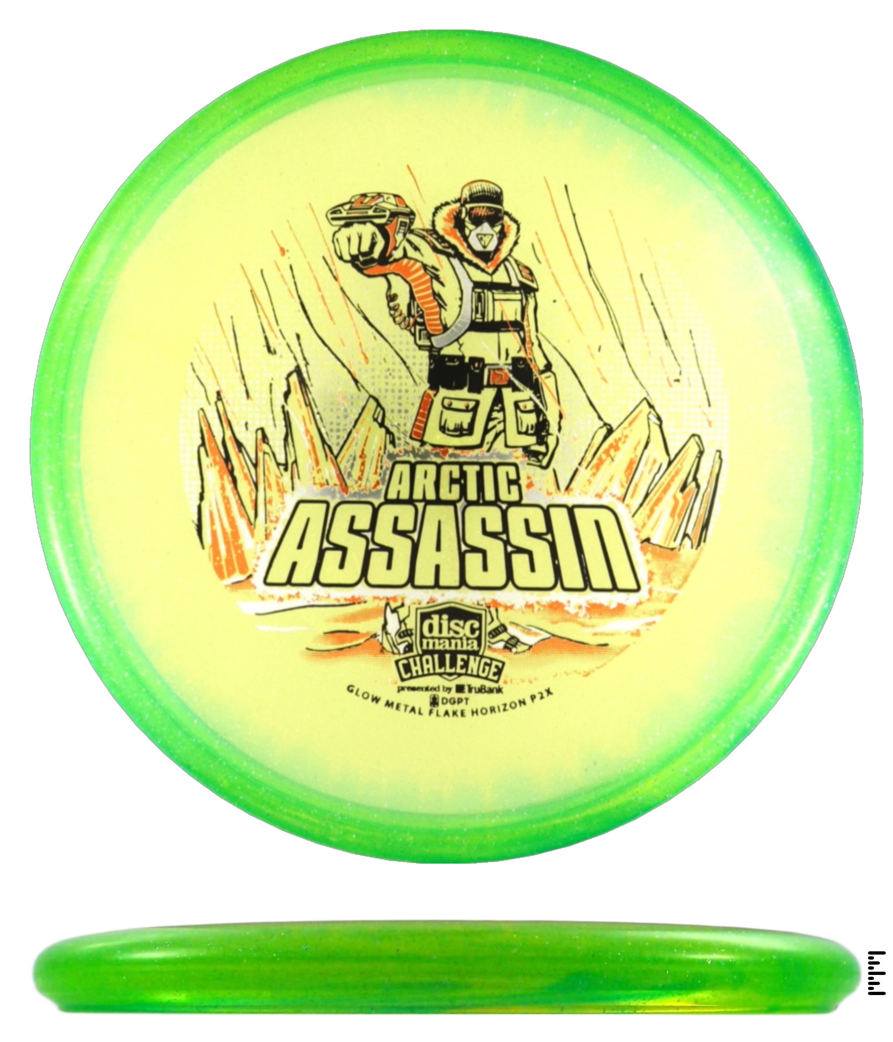 Discmania Challenge Fundraiser Arctic Assassin Metal Flake Horizon C-Line P2x