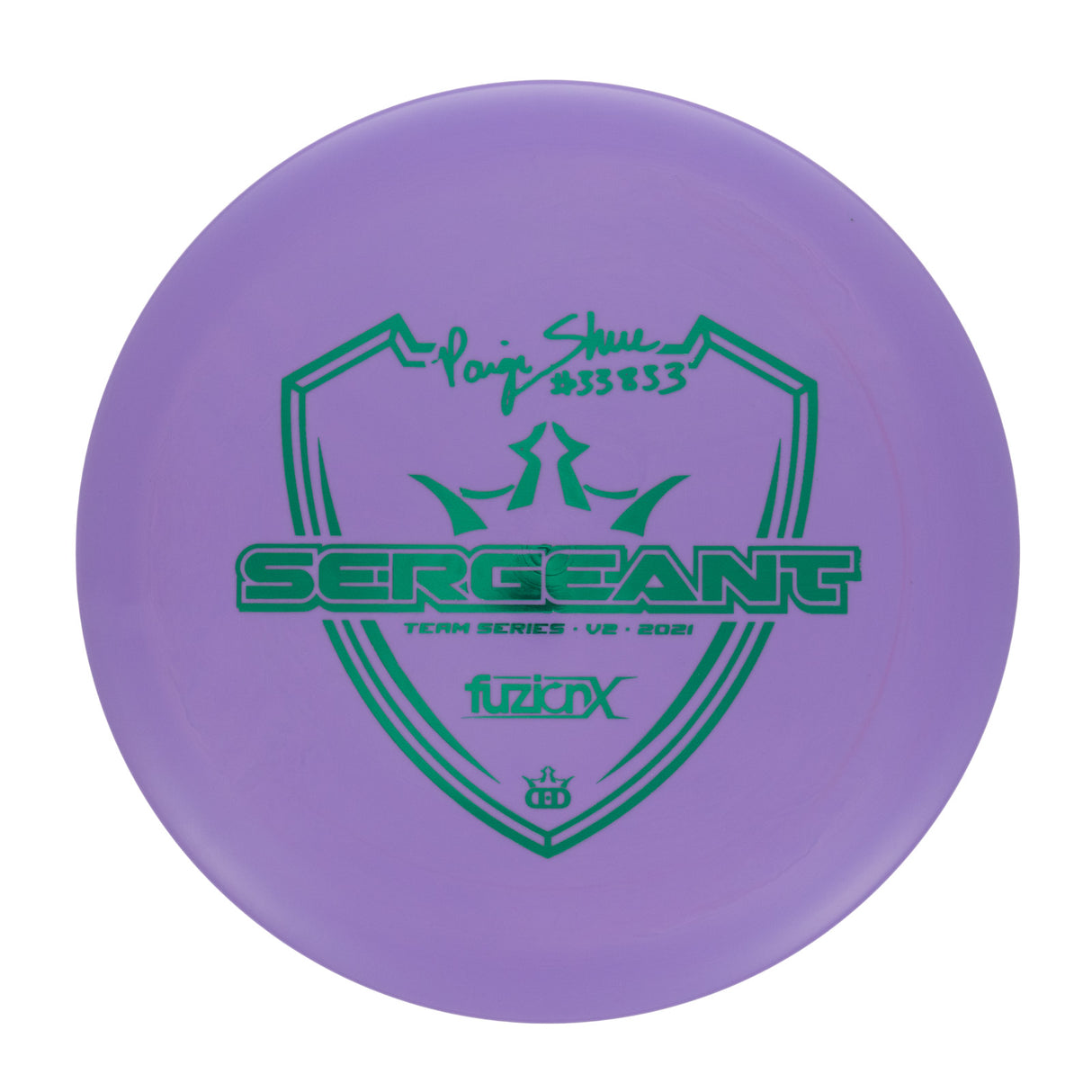 Dynamic Discs Sergeant - Paige Shue 2021 Team Series V2 Fuzion-X 177g | Style 0001