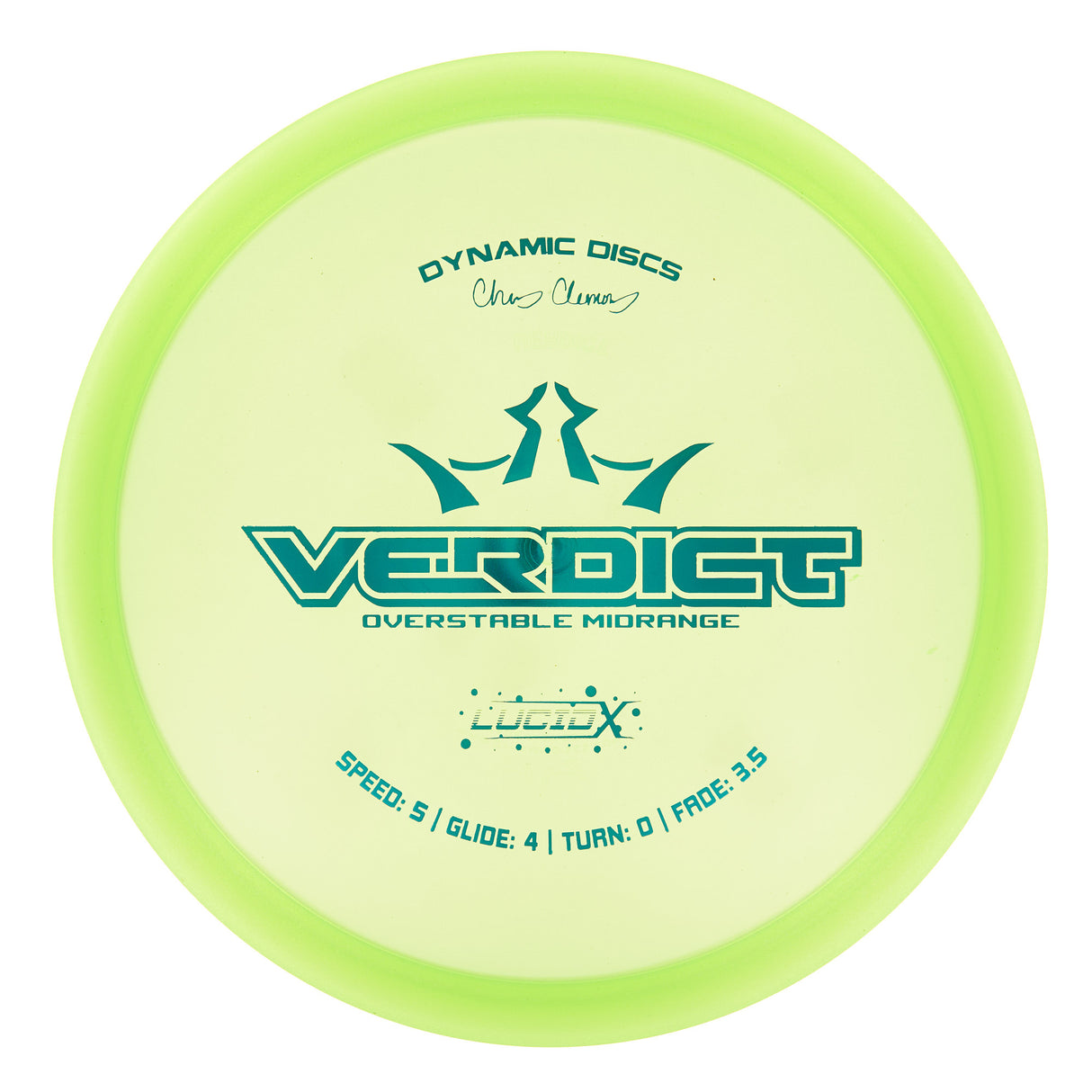 Dynamic Discs Verdict - Chris Clemons 2023 Team Series Lucid X Glimmer 175g | Style 0005