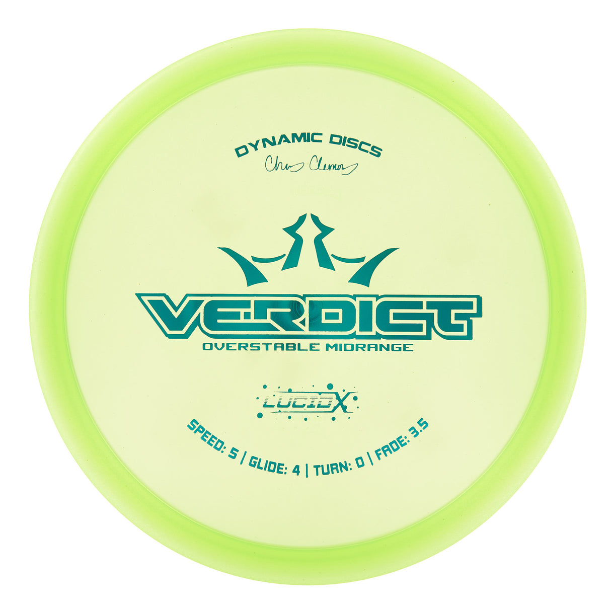 Dynamic Discs Verdict Chris Clemons 2023 Team Series Lucid X Glimmer