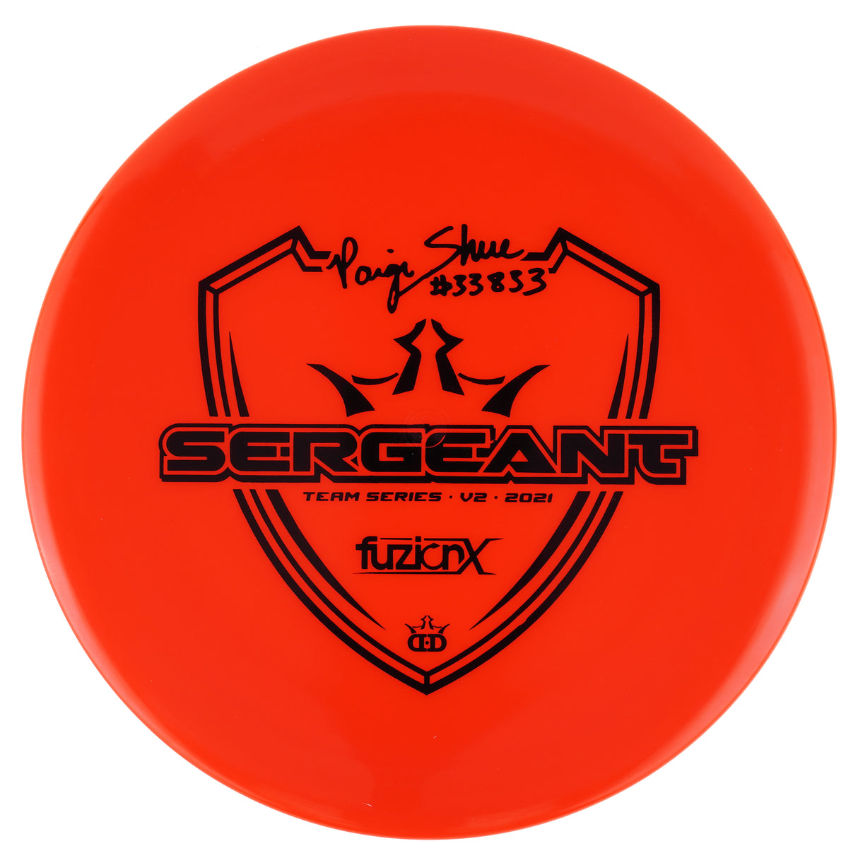 Dynamic Discs Sergeant - Paige Shue 2021 Team Series V2 Fuzion-X 178g | Style 0001