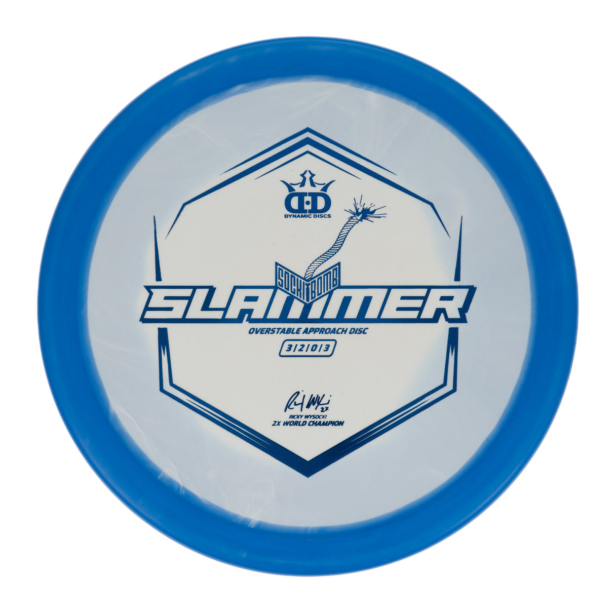 Dynamic Discs Sockibomb Slammer - Ignite Stamp V1 Classic Supreme Orbit 175g | Style 0019
