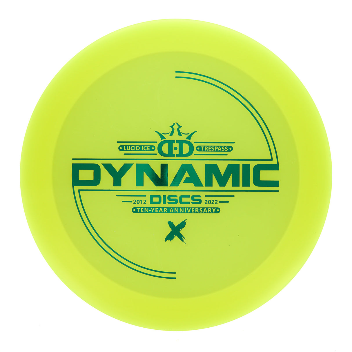 Dynamic Discs Trespass - 10 Year Anniversary Stamp Lucid Ice 175g | Style 0001