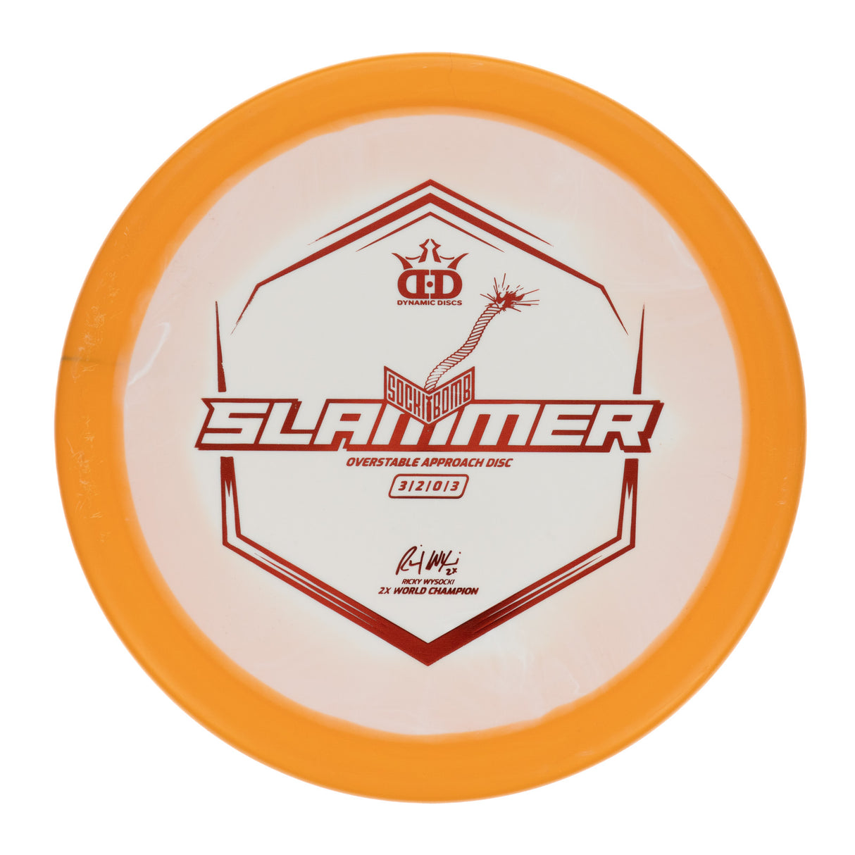 Dynamic Discs Sockibomb Slammer - Ignite Stamp V1 Classic Supreme Orbit 175g | Style 0013