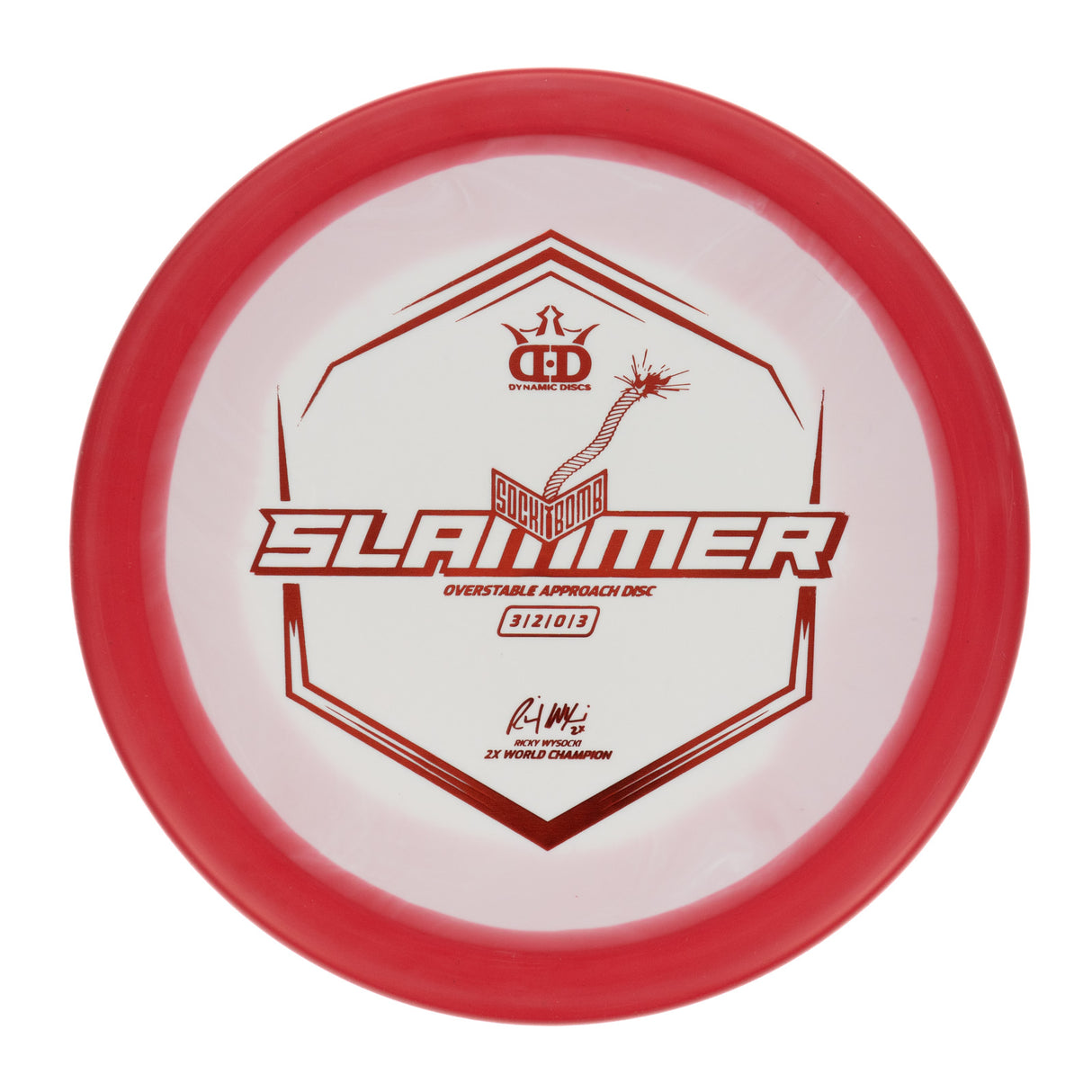 Dynamic Discs Sockibomb Slammer - Ignite Stamp V1 Classic Supreme Orbit 174g | Style 0005
