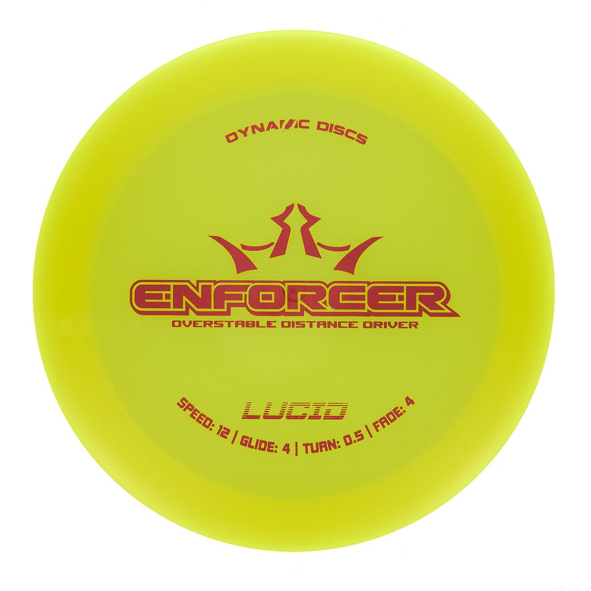 Dynamic Discs Enforcer Lucid 168g Style 0001 Disc Golf