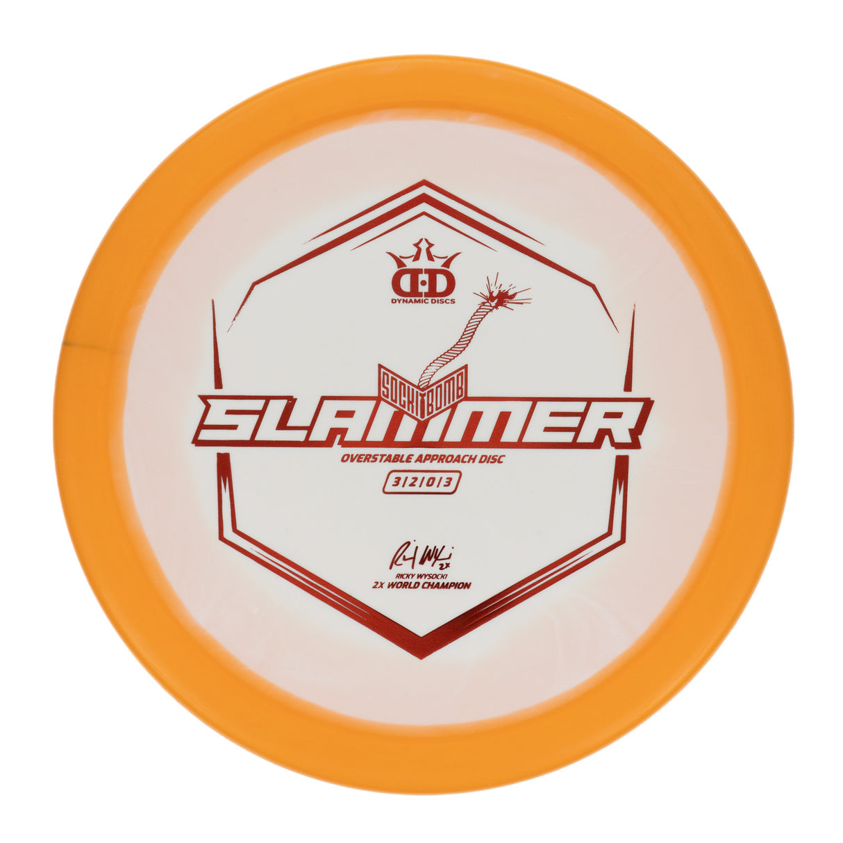 Dynamic Discs Sockibomb Slammer - Ignite Stamp V1 Classic Supreme Orbit 174g | Style 0006