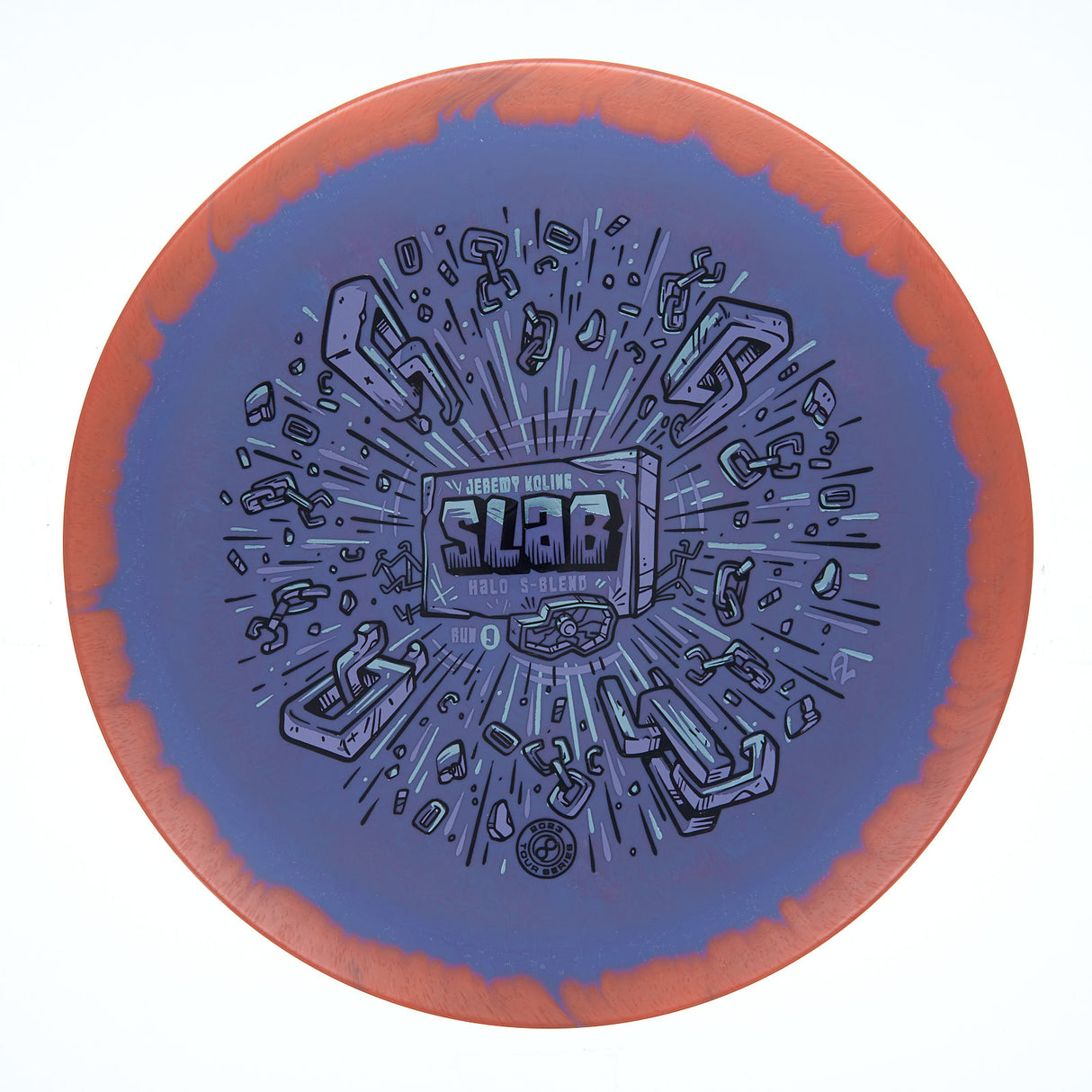 Infinite Discs Slab - Jeremy Koling Halo S-Blend 173g | Style 0001
