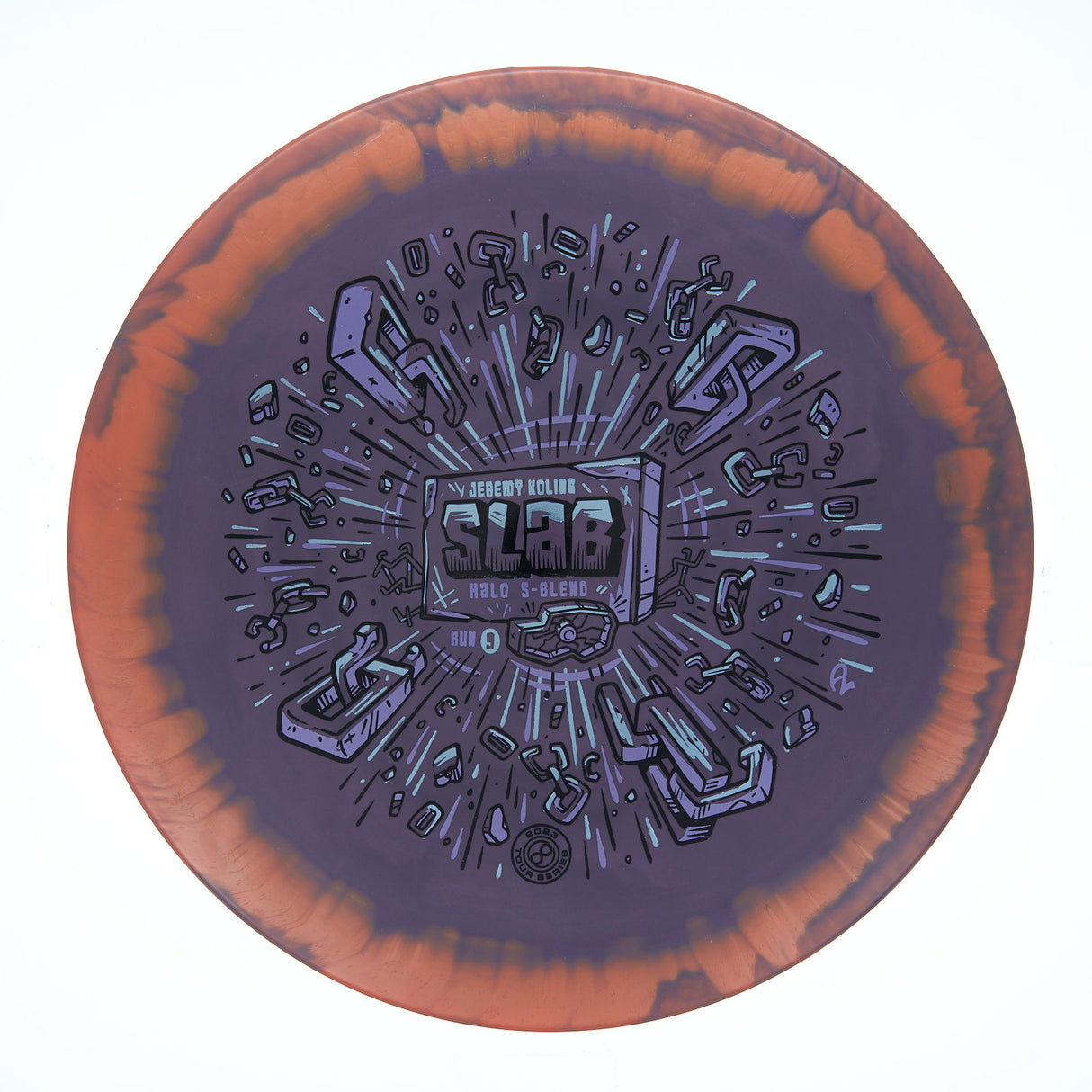 Infinite Discs Slab - Jeremy Koling Halo S-Blend 176g | Style 0006