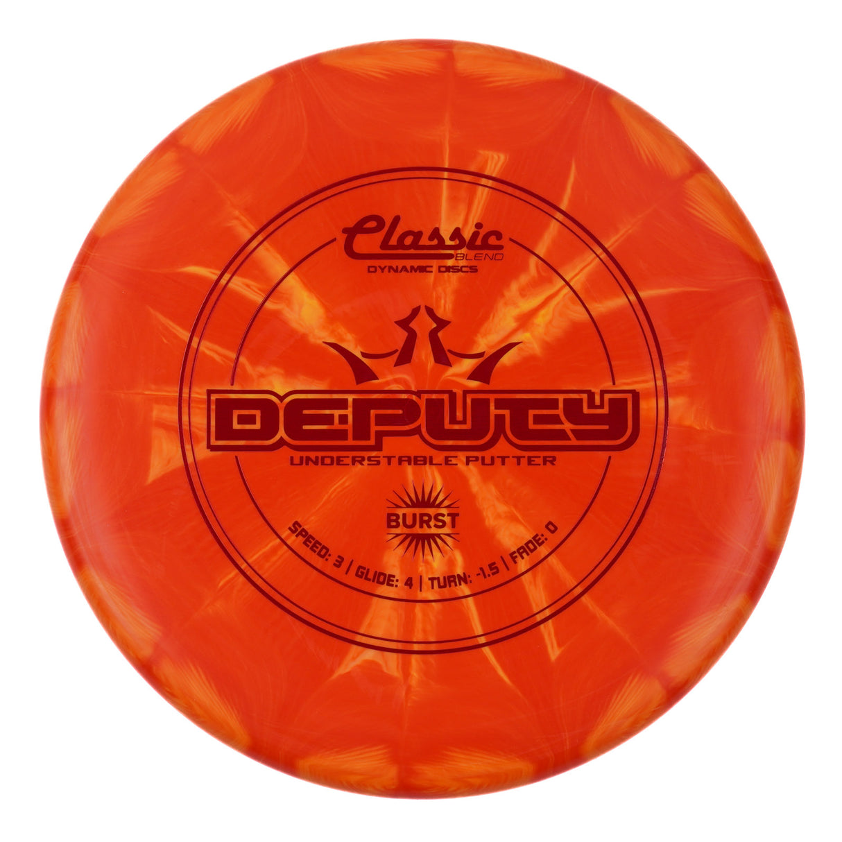 Dynamic Discs Deputy - Classic Blend Burst 173g | Style 0004