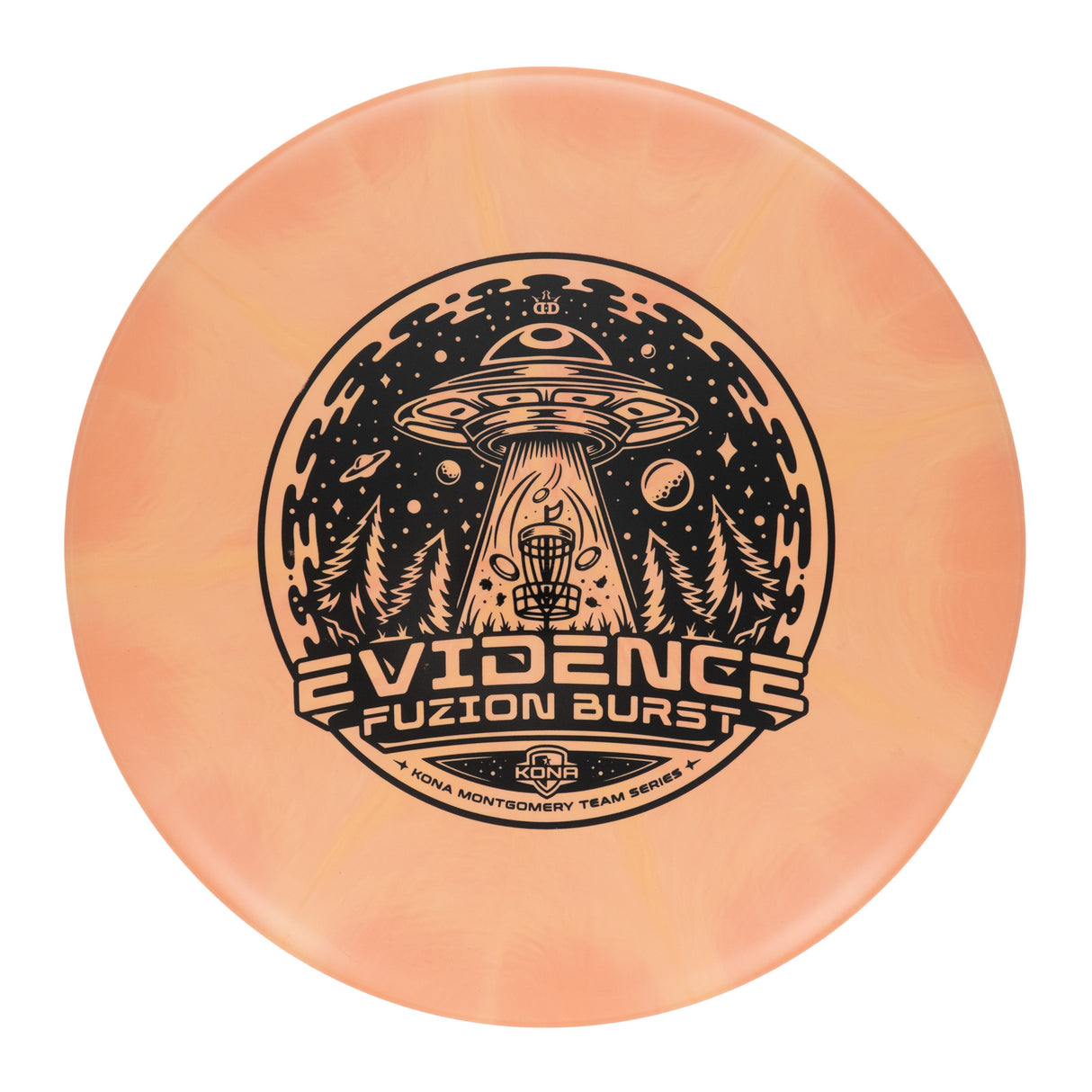 Dynamic Discs Evidence - 2023 Kona Montgomery Team Series Fuzion Burst 178g | Style 0001