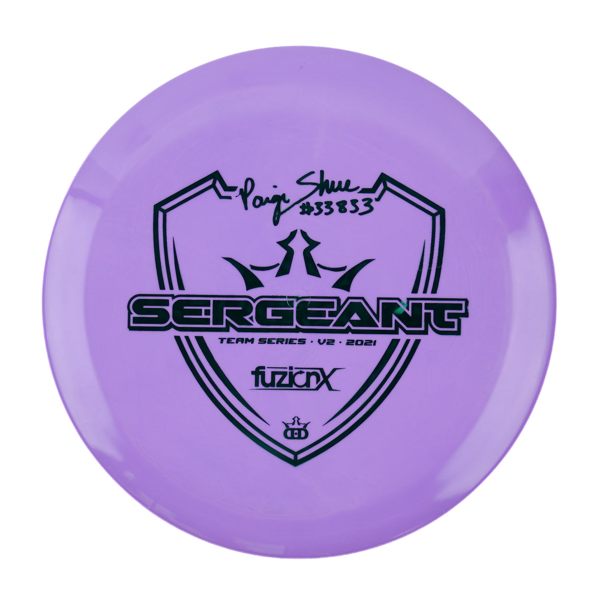 Dynamic Discs Sergeant - Paige Shue 2021 Team Series V2 Fuzion-X 176g | Style 0001